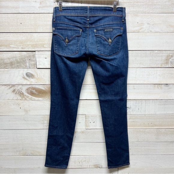 Hudson Jeans Other - Hudson Collin Back Flap Skinny Jeans Womens‎ 29 Blue Dark Wash Stretch Pockets